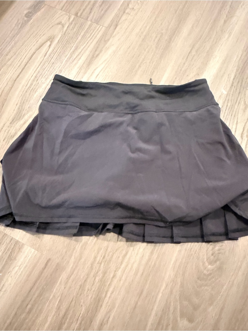 lululemon athletica Black Pleated Active Mini Skort